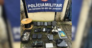 PM apreende equipamento de monitoramento de policiais na Baixada Fluminense