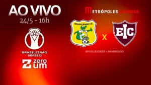 Série D ZeroUm: Metrópoles transmite Brasiliense-DF x Inhumas-GO