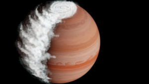 Telescópio detecta formação de nuvens em planeta a 690 anos-luz da Terra