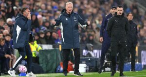 Técnico do Everton quer ajudar West Ham e rebaixar Tottenham no Inglês