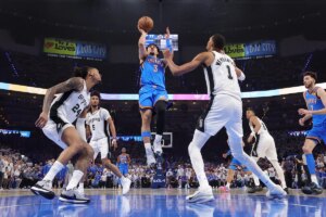 NBA: com solidez defensiva, OKC supera Spurs e empata final do Oeste