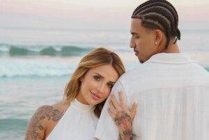 Bruna Rotta e jogador Kauã Elias revelam sexo do primeiro filho