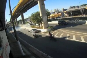 Motorista diz que carro foi jogado para cima em colisão com Fabio Giga